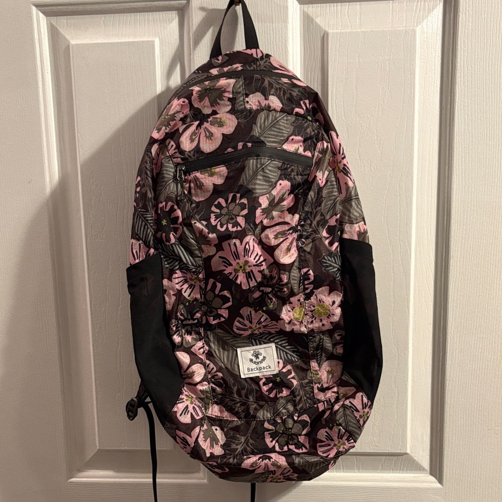 Herschel Supply Co. Pink and Black Floral Backpack